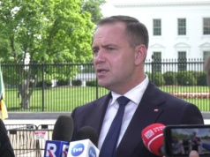 Spięcie w trakcie konferencji Nawrockiego w USA. „Ma pan amnezję”