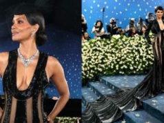Gala MET 2025. Halle Berry zaprezentowała się w najodważniejszej kreacji na gali. Pozowała w nagiej sukni