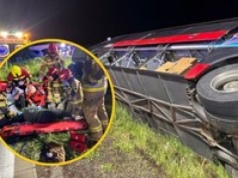 Autokar z żołnierzami USA wypadł z drogi. Nowe ustalenia ws. wypadku na A4