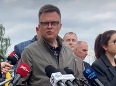 Hołownia odwiedził powiat tarnogórski. Ukrywana wizyta tylko dla wybranych?