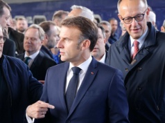 "Koalicja chętnych" spotkała się w Kijowie. Stanowcze słowa Macrona pod adresem Rosji