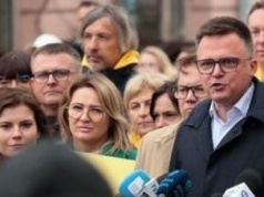 Szymon Hołownia w Lublinie: "Musimy mieć prezydenta, który będzie człowiekiem pokoju"