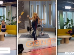 Mąż Markowskiej stroni od show-biznesu. Wszyscy byli zaskoczeni, kiedy wparował na antenę z kwiatami