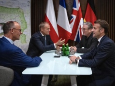 Europejscy liderzy w Kijowie wezwali Rosję do bezwarunkowego zawieszenia broni