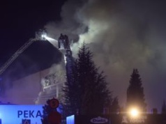 Pożar w Sosnowcu. 30 zastępów straży pożarnej w akcji