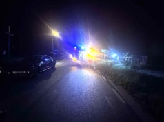 Wypadek na drodze powiatowej w gminie Kuślin.