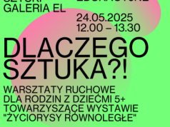 Dlaczego Sztuka?! Warsztaty ruchowe dla rodzin z dziećmi 5+ [ Kultura ]