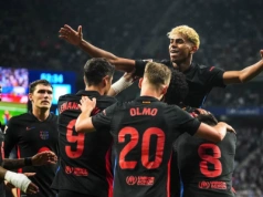 FC Barcelona mistrzem Hiszpanii! Kosmiczny gol i bohater Szczęsny