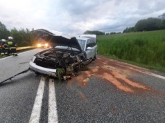 Karambol na DK19 w Jasienicy Rosielnej. Jedna osoba ranna