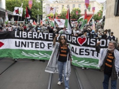 Przeciwnicy Izraela nie odpuszczają. Protest przed finałem Eurowizji