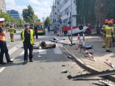 Tak adwokat po kokainie zderzył się z taksówkarzem. Wyciekło nagranie wypadku