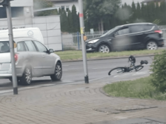 Potrącenie rowerzysty w Rzeszowie. Kierowca miał ustąpić – nie ustąpił