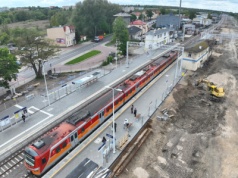 Trwa przebudowa stacji Ostróda. Można już korzystać z nowych peronów [ZDJĘCIA]
