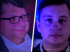 Zbigniew Stonoga rozmawia z Sebastianem Majtczakiem