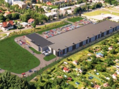 Nowy park handlowy, a w nim Action, Biedronka, Rossmann, Sinsay