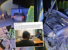 Zimna Wódka: pijany obywatel Kolumbii staranował ogrodzenie, wysiadł i poprosił 