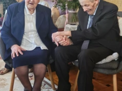 Najstarsze małżeństwo rolników ma 206 lat. Prezes KRUS przyjechał na rocznicę ślubu