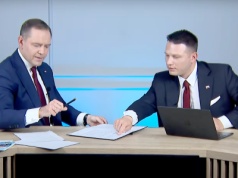 Nawrocki i Mentzen jedli sobie z dzióbków. Miało być grillowanie, była miła pogawędka