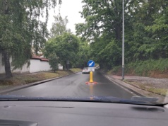 Niespodziewane zwężenie. „Jeszcze wczoraj tego nie było”. Kierowcy zaskoczeni