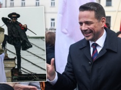 Zorro z Tarnowa nadal poszukiwany. Po akcji na wiecu Rafał Trzaskowskiego udało mu się uciec