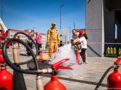 Parada i piknik na Starym Mieście w Olsztynie z okazji Dnia Strażaka