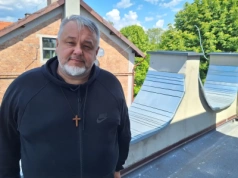 Piękny taras w domu NieProsta Historia we Wspólnocie Betlejem