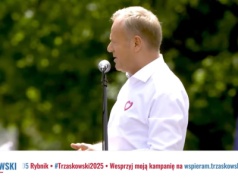 Donald Tusk zabrał głos na marszu Rafała Trzaskowskiego. 