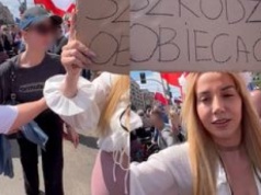Marianna Schreiber pojawiła się na Wielkim Marszu Patriotów. 
