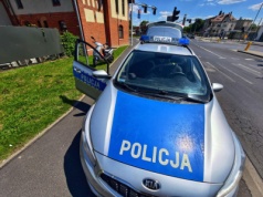 Pijana na motorowerze popełniła błąd