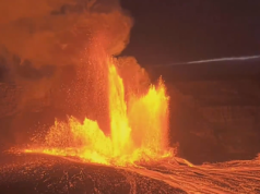 Wulkan Kilauea znów w akcji. Fontanny lawy sięgają ponad 300 metrów