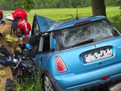 Wypadek między Ciechanowicami i Marciszowem. Droga całkowicie zablokowana