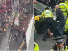 Przerażające sceny podczas fety Liverpoolu. Kierowca wjechał autem w tłum [WIDEO]