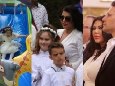 Tak wyglądała komunia córki Iwony Węgrowskiej: była odpicowana mama i zjeżdżalnia dmuchana
