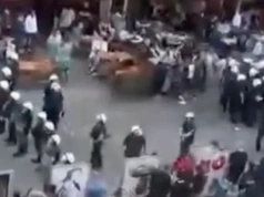 Kibicowska bitwa w centrum miasta! Szokujące obrazki prosto z Polski