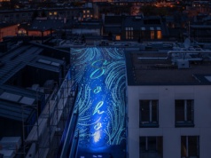 W Krakowie powstał fluorescencyjny mural