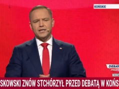 Nawrocki przyjechał na debatę do Końskich – Trzaskowskiego nie było