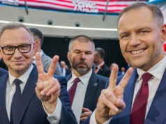 Nawrocki na ostatniej prostej z pełnym poparciem trumpistów i Konfederacji