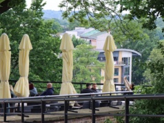 Kawa z widokiem na panoramę Krakowa [ZDJĘCIA]
