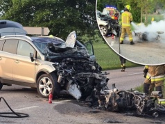 Horror na drodze pod Ostródą. Nie żyją dwie osoby. Ranne jest dziecko. 