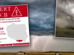 Alert od gór po Bałtyk. Możliwe trąby powietrzne. 