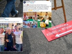 Kim są członkowie komisji, którzy ubrali czerwone korale?