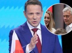 Rafał Trzaskowski zwycięża w exit poll. W jego sztabie pojawił się Michał Żebrowski