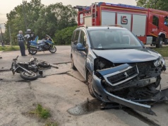 Wymusił pierwszeństwo motocykliście [ Wiadomości ]