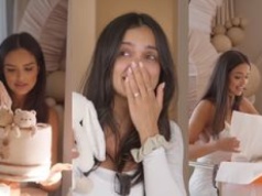 Zalana łzami Klaudia El Dursi prezentuje kulisy baby shower. Nagrano jej reakcję na imprezę zorganizowaną przez przyjaciółki