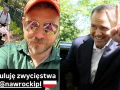 Antoni Królikowski spieszy Karolowi Nawrockiemu z gratulacjami: 