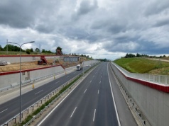 Trzy pasy na całej Północnej Obwodnicy Krakowa. Koniec zwężenia w rejonie Toń