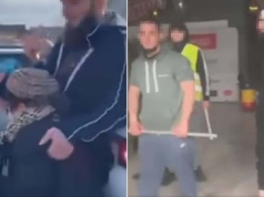 Michnik z Olsztyna broni kupców wyrzucanych siłą z hali targowej przez brodatych osiłków