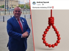 Pętla z czerwonych korali radnego PiS. Nawiązanie do komuny