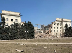 Rosja uderzyła w Chersoń. Zniszczyli siedzibę administracji obwodowej