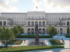 Tak niedługo będzie wyglądał Pl. Bankowy w Warszawie. Operacja "zazielenienie" trwa w najlepsze